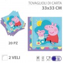 Kit addobbi festa compleanno Peppa Pig X8X16X24X32X40X96 Persone piatti bicchier
