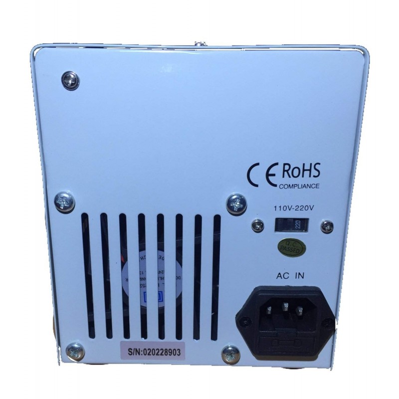 Alimentatore Stabilizzato da banco Trasformatore corrente professionale regolabile fino a 30V e 5A
