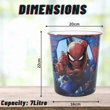 Cestino dei rifiuti Pattumiera contenitore spazzatura Spiderman stanza bambini