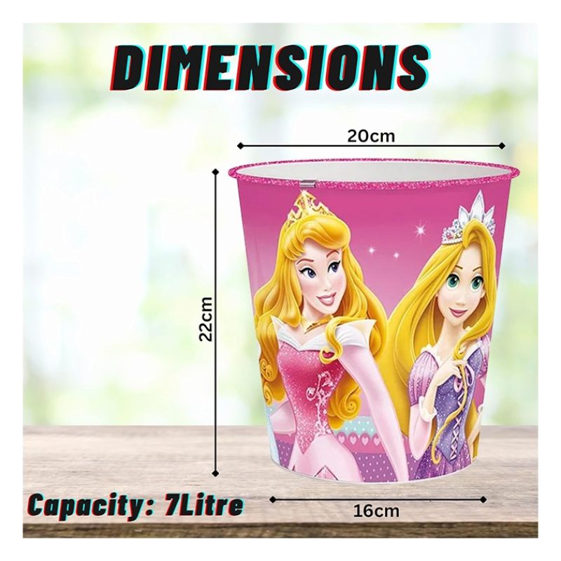Stor Cestino dei rifiuti Pattumiera spazzatura Principesse Disney s...