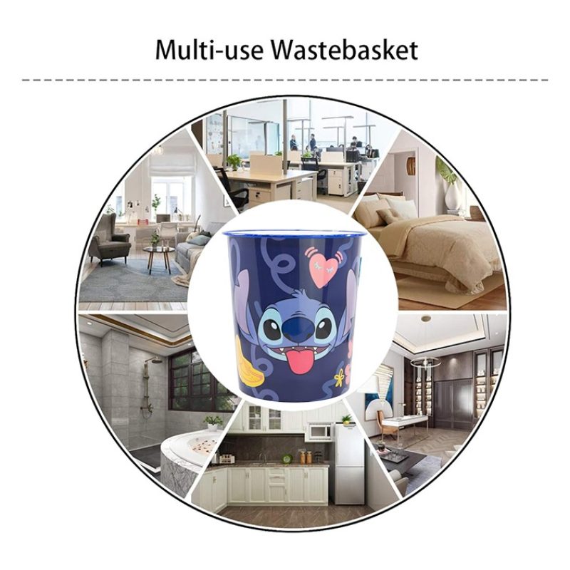 Stor Cestino dei rifiuti Pattumiera cesto spazzatura Stitch stanza ...