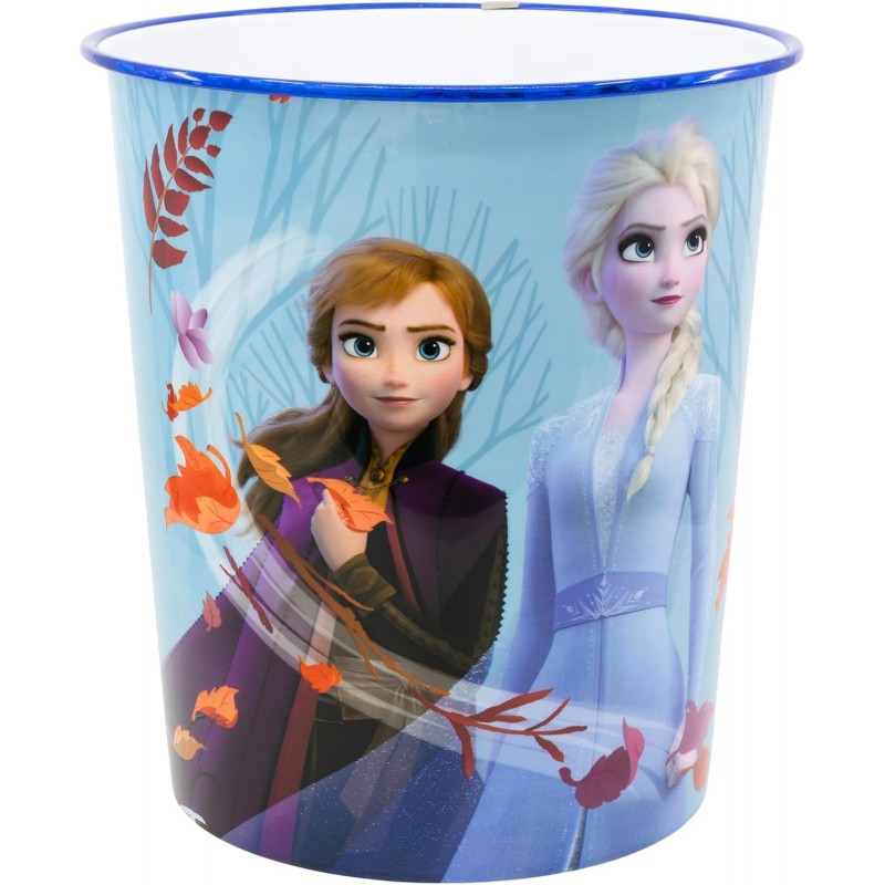 Cestino dei rifiuti Pattumiera cesto spazzatura Frozen II stanza bambini bidone