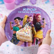 Kit addobbi festa K-pop Demon Hunter x24 Persone piatti bicchieri tovaglia party