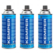 3 Bomboletta gas butano 390 ml 227 gr ricarica Kemper fornello campeggio traspor