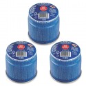3 Cartucce Gas a Forare Kemper 1120S1 190g Butano per Campeggio Fornelli Stufe