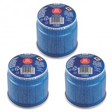 3 Cartucce Gas a Forare Kemper 1120S1 190g Butano per Campeggio Fornelli Stufe