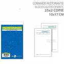30 Blocchi Comande Duplice 25x2 Copie Data Ufficio bar ristoranti pub Enoteche