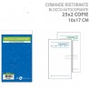 30 Blocchi Comande Duplice 25x2 Copie Data Ufficio bar ristoranti p...