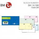 50 blocchetti numerati multicolore blocco numerato da1 a 100 lotteria estrazioni