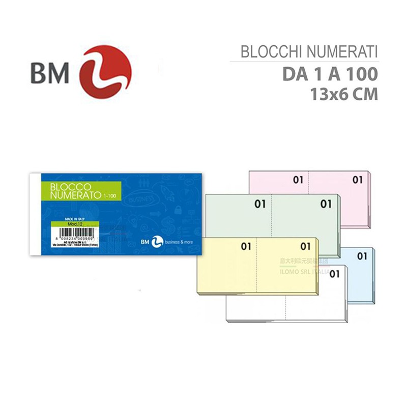 50 blocchetti numerati multicolore blocco numerato da1 a 100 lotter...