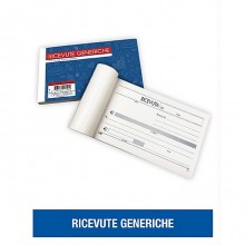 50 blocchi Ricevuta Generica Documenti Ricevute Generiche 50 moduli Doppia Copia