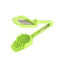 Tagliauova affettatrice uova funghi molla pinza cucina affetta uovo sodo