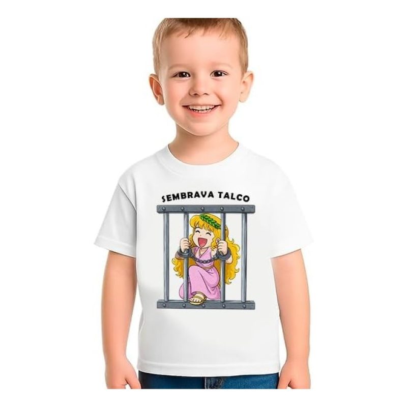 Printolo Maglietta T-Shirt Pollon prigione Uomo Bambino Sembrava Ta...