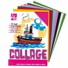 Album carta colorata per collage 60 Fogli Colori vari 24X34cm 80gr/...
