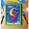 Album carta colorata per collage 60 Fogli Colori vari 24X34cm 80gr/...