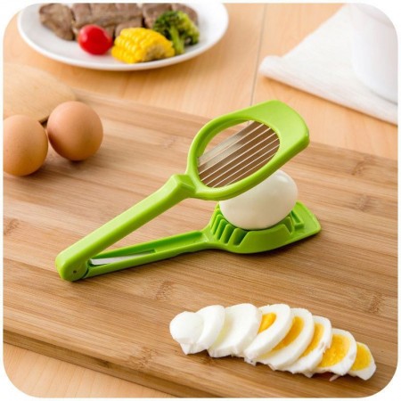 Tagliauova affettatrice uova funghi molla pinza cucina affetta uovo sodo