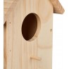 Casetta per uccelli in legno 27x16cm voliera casa uccellini colore ...