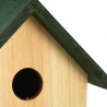 Casetta per uccelli in legno 27x16cm voliera casa uccellini colore ...
