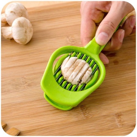 Tagliauova affettatrice uova funghi molla pinza cucina affetta uovo sodo