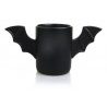 Tazza alata pipistrello bat mug colazione manici ali pipistrelli nera ceramica