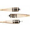 EverTop Torcia Fiaccole da esterno ad olio in bamboo 120 cm da giar...