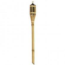 Torcia Fiaccole da esterno ad olio in bamboo 90 cm da giardino bambù 5 pezzi