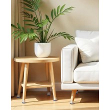 16 Protezioni per Gambe Di Sedie gommini con Feltro Pavimenti antiscivolo 22mm