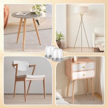 16 Protezioni per Gambe Di Sedie gommini con Feltro Pavimenti antiscivolo 22mm