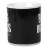 Tazza gigante big boss mug colazione caffè americano nera ceramica grande capo