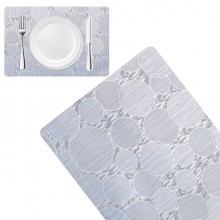 Set 12 Tovagliette americane plastica antimacchia PVC colazione 30x45cm tavola