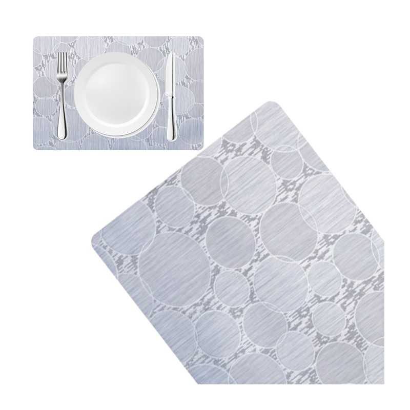 Set 12 Tovagliette americane plastica antimacchia PVC colazione 30x45cm tavola