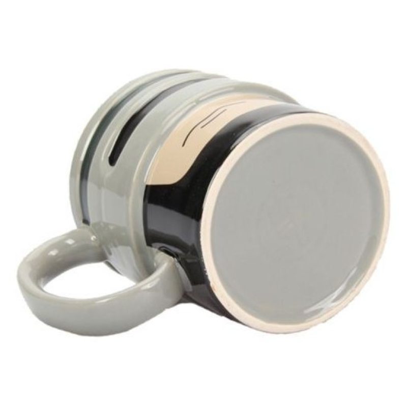 Tazza gigante big boss mug colazione caffè americano nera ceramica grande capo
