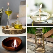 72 Stoppini ricambio per torce fiaccole da giardino lampade a olio 22 cm cotone