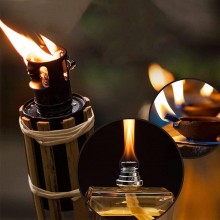 72 Stoppini ricambio per torce fiaccole da giardino lampade a olio 22 cm cotone