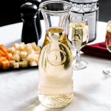 2x Caraffa in Vetro Brocca set bottiglia Vino acqua Mescita mezzo litro 0,5 lt