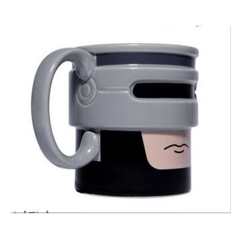 Tazza gigante big boss mug colazione caffè americano nera ceramica grande capo