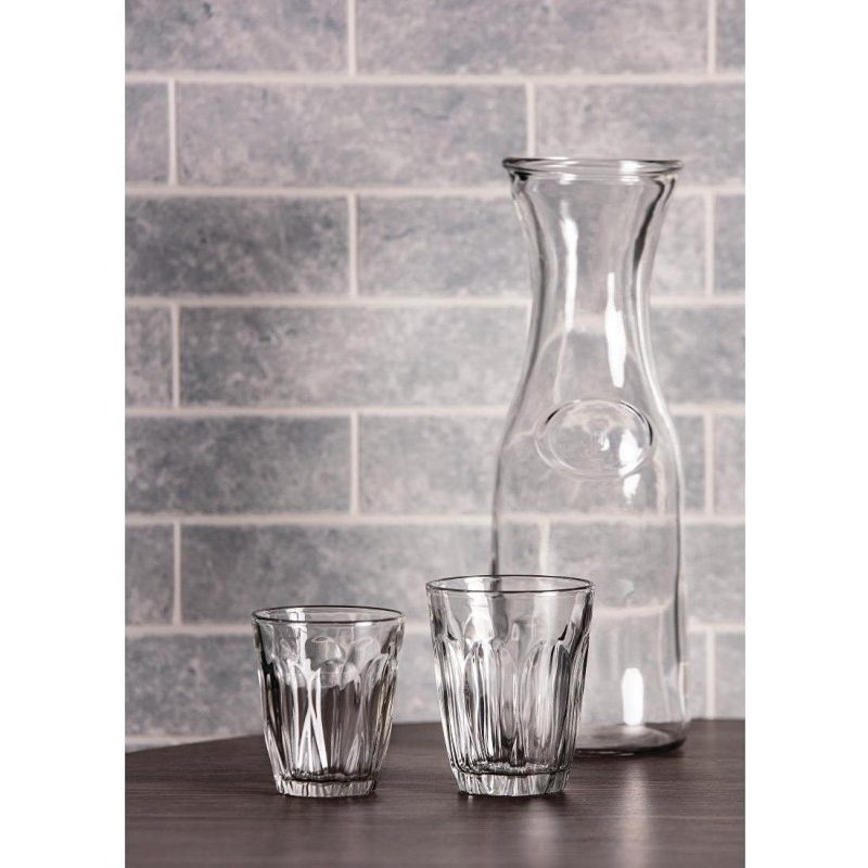 2x Caraffa in Vetro Brocca set bottiglia Vino acqua Mescita mezzo l...