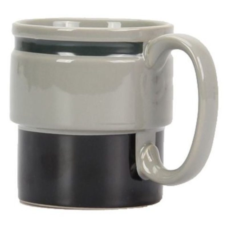 Tazza gigante big boss mug colazione caffè americano nera ceramica grande capo