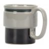 Tazza gigante big boss mug colazione caffè americano nera ceramica grande capo