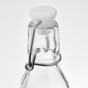 Bottiglia in vetro per acqua liquore vino olio da 250ml tappo ermetica 12 pezzi