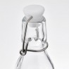 Bottiglia in vetro per acqua liquore vino olio da 250ml tappo ermet...