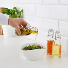 Bottiglia in vetro per acqua liquore vino olio da 250ml tappo ermetica 12 pezzi