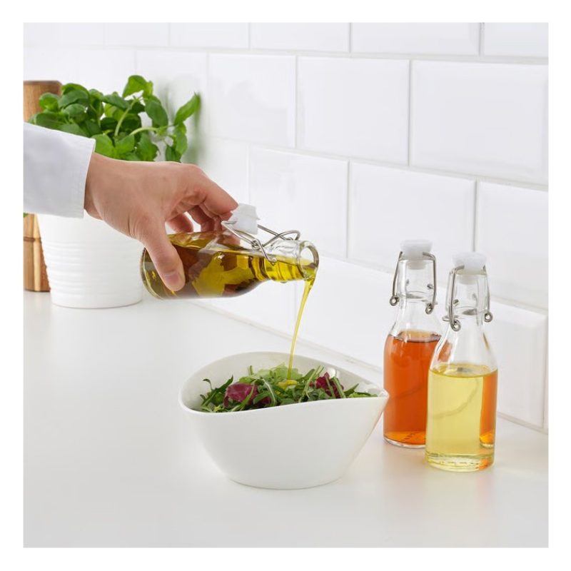 Bottiglia in vetro per acqua liquore vino olio da 250ml tappo ermet...