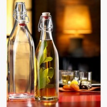 Bottiglia in vetro per acqua liquore vino olio da 250ml tappo ermetica 12 pezzi