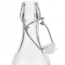 Bottiglia in vetro per acqua liquore vino olio da 500 ml tappo ermetica 12 pezzi