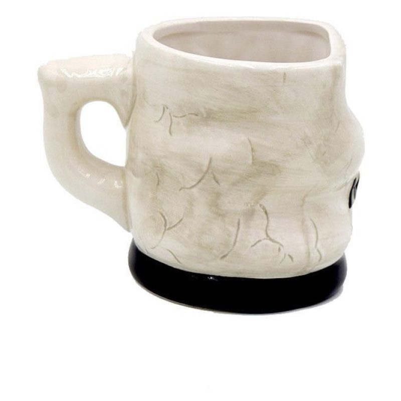 Tazza gigante big boss mug colazione caffè americano nera ceramica grande capo
