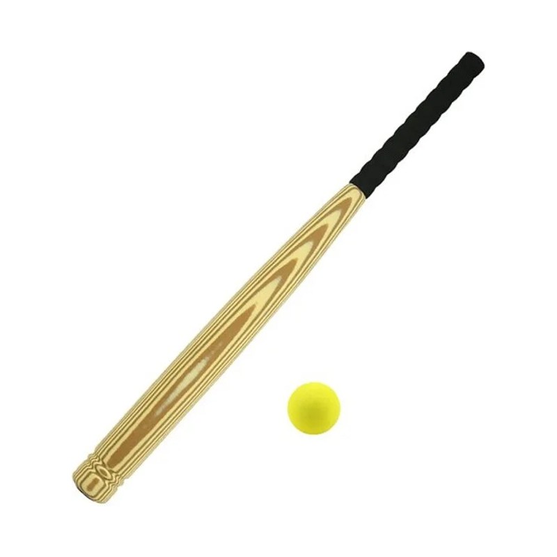 Mazza da baseball softball 54cm e pallina sport allenamento adulti bambini gioco