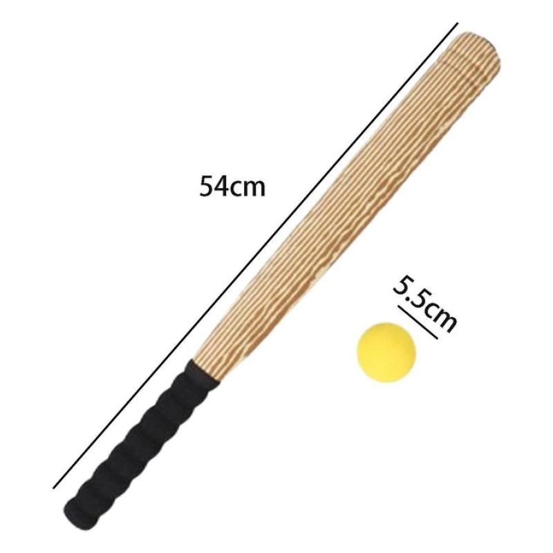 Mazza da baseball softball 54cm e pallina sport allenamento adulti ...