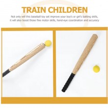 Mazza da baseball softball 54cm e pallina sport allenamento adulti bambini gioco