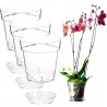 Kit 3 Vasi per Orchidee Kalapanta Trasparente in plastica forati e ...